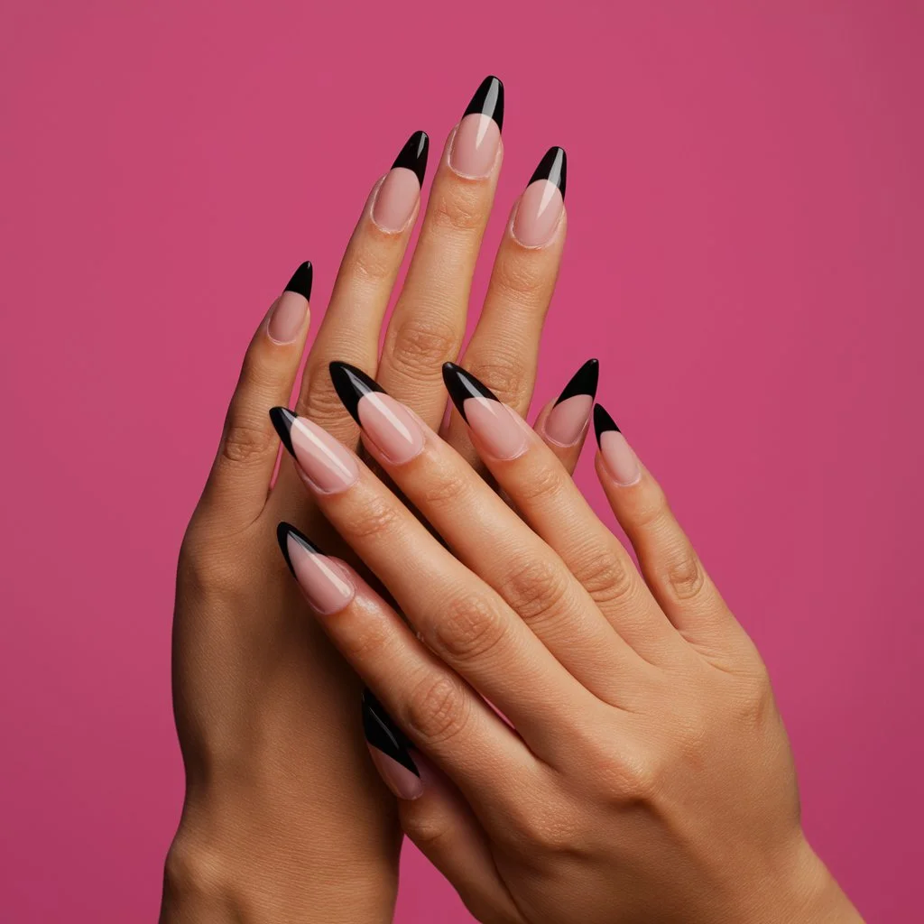 Black French Tips