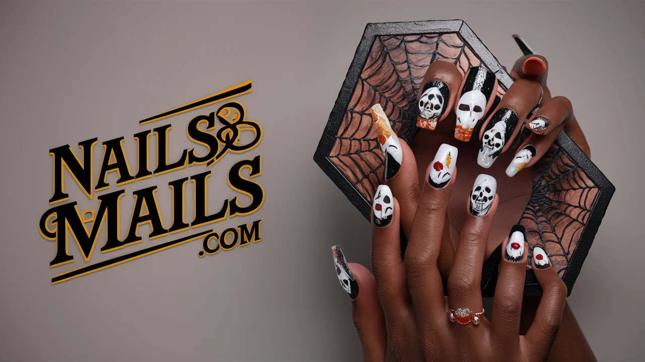 Coffin Classy Fall Nails