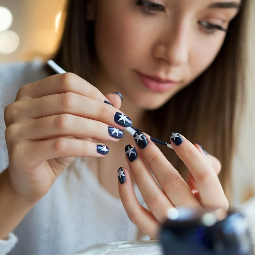 dark-blue-with-silver-stars