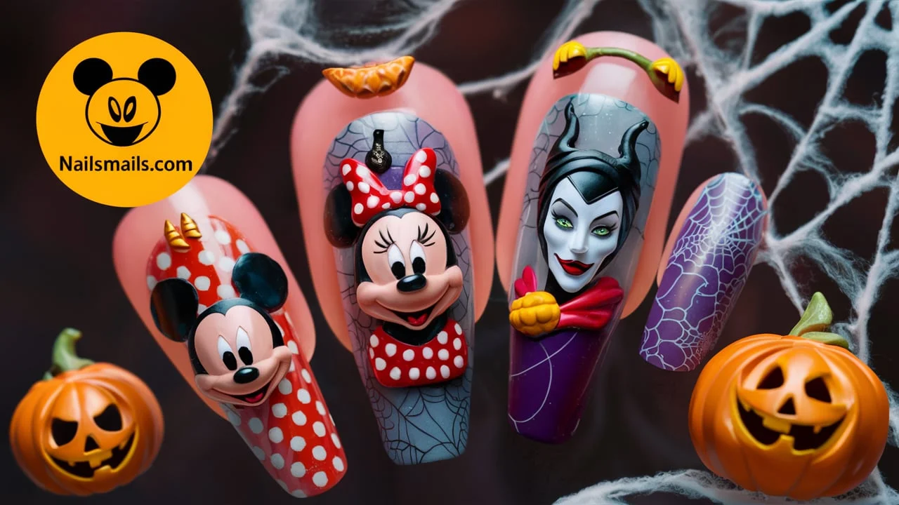 Disney Halloween Nails