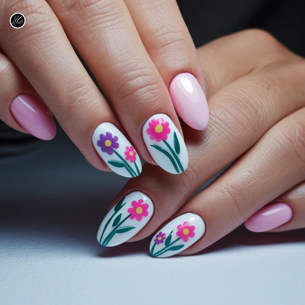  Floral Nail Art