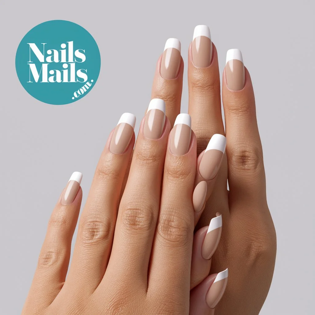 Matte French Manicure