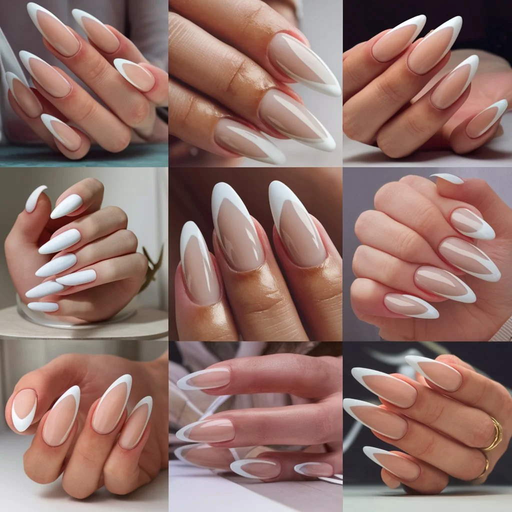 Nude with French Tips