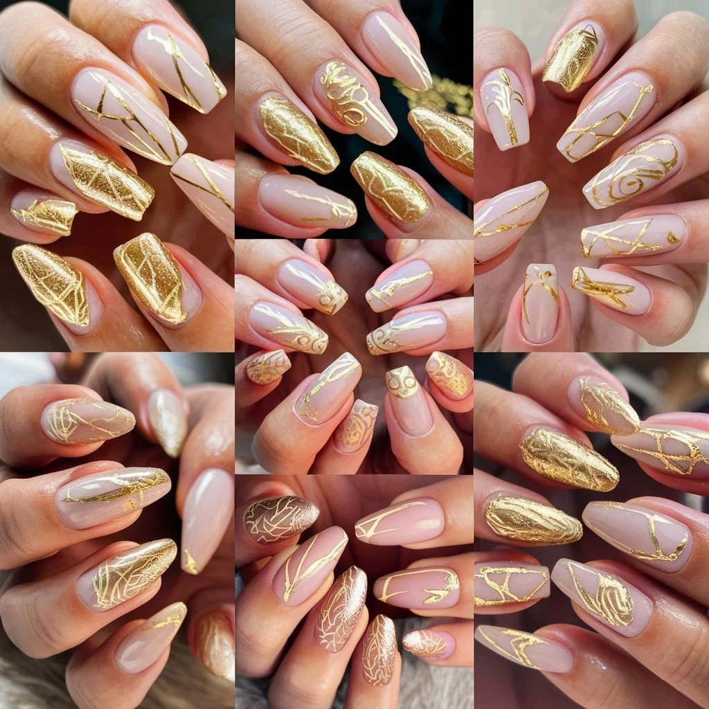  Nude with Gold Foil