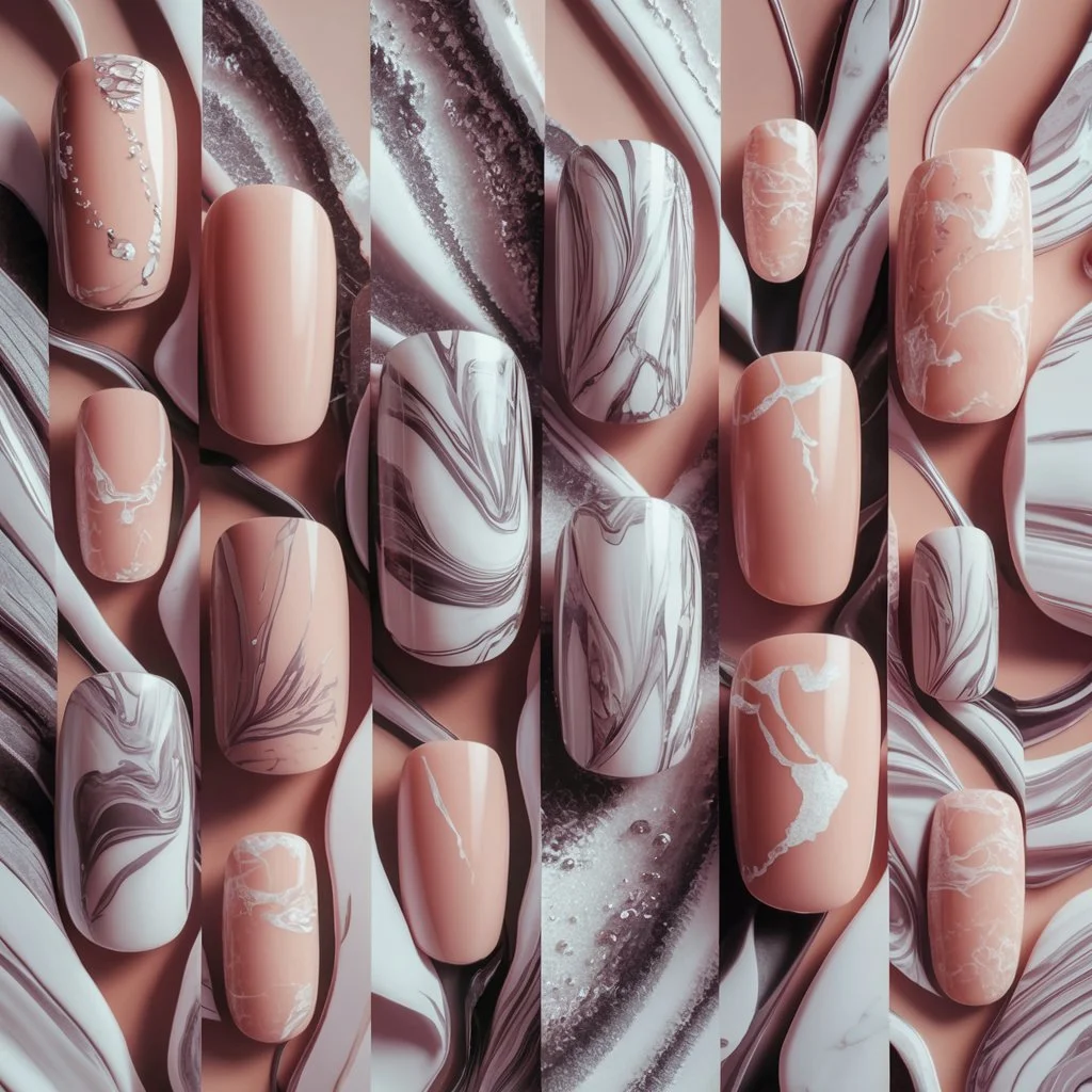 Nude with Marble Effect