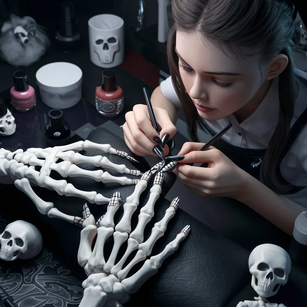  Skeleton Nails