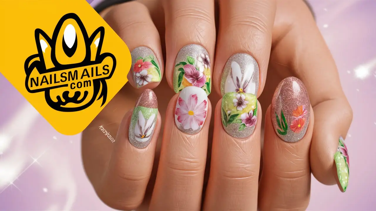 Spring Coffin Nails