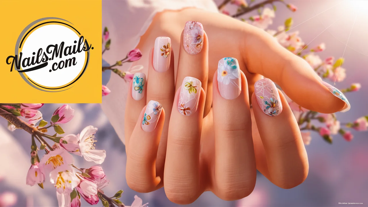 Spring French Nails