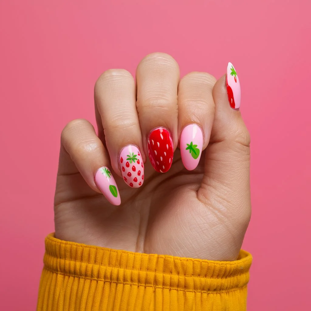 Strawberry Nails