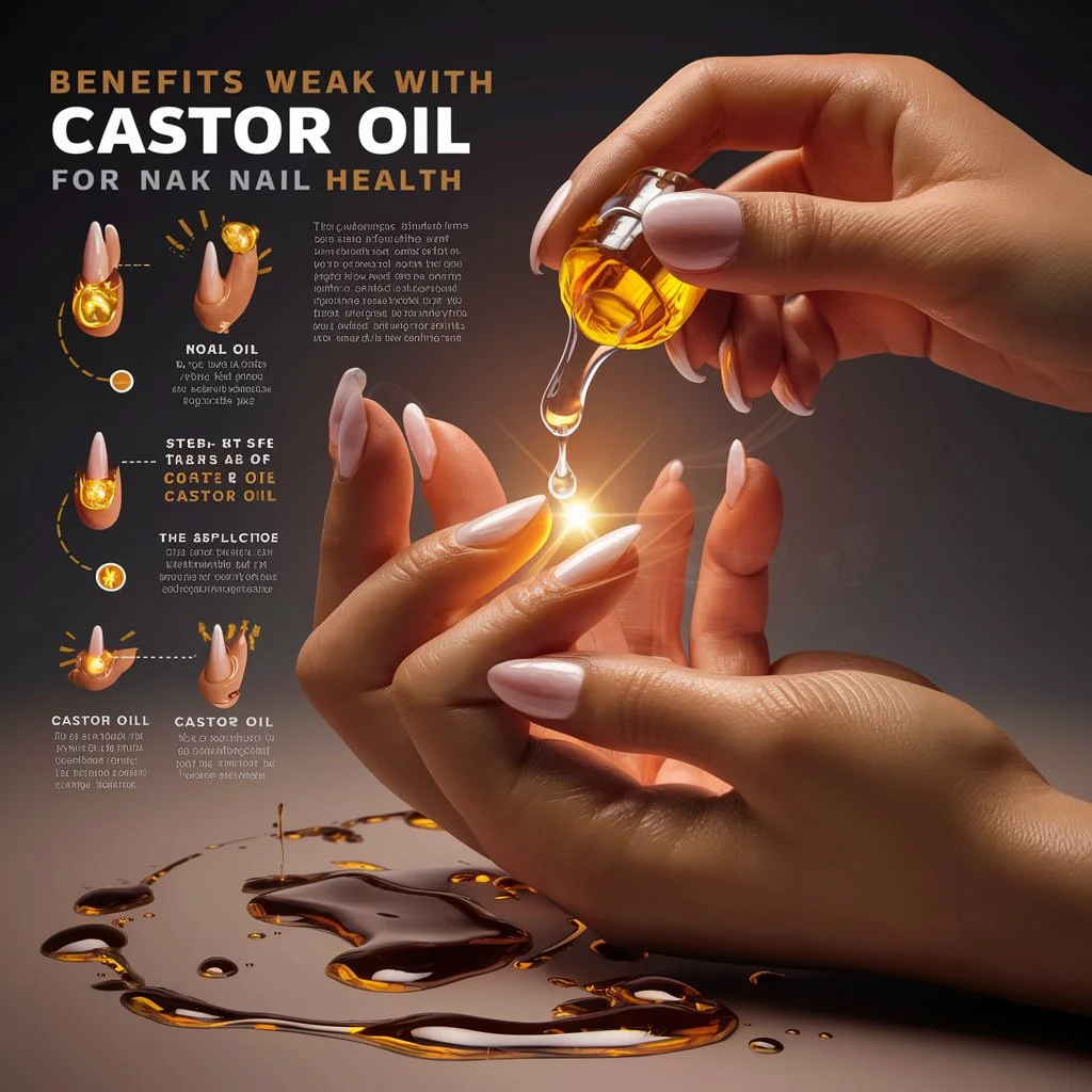 Strengthening Weak Nails with Castor Oil