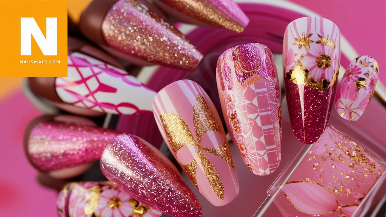 Summer Pink Nail Designs