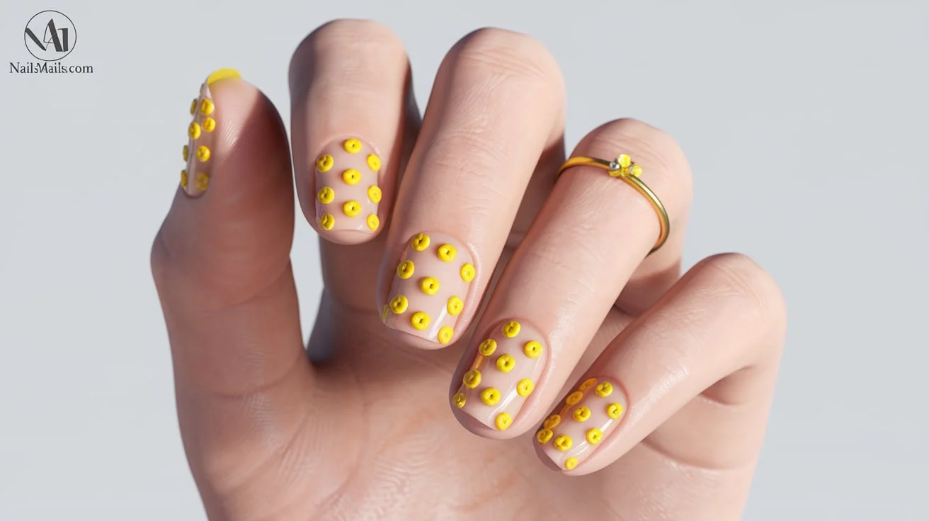 Yellow Summer Nails